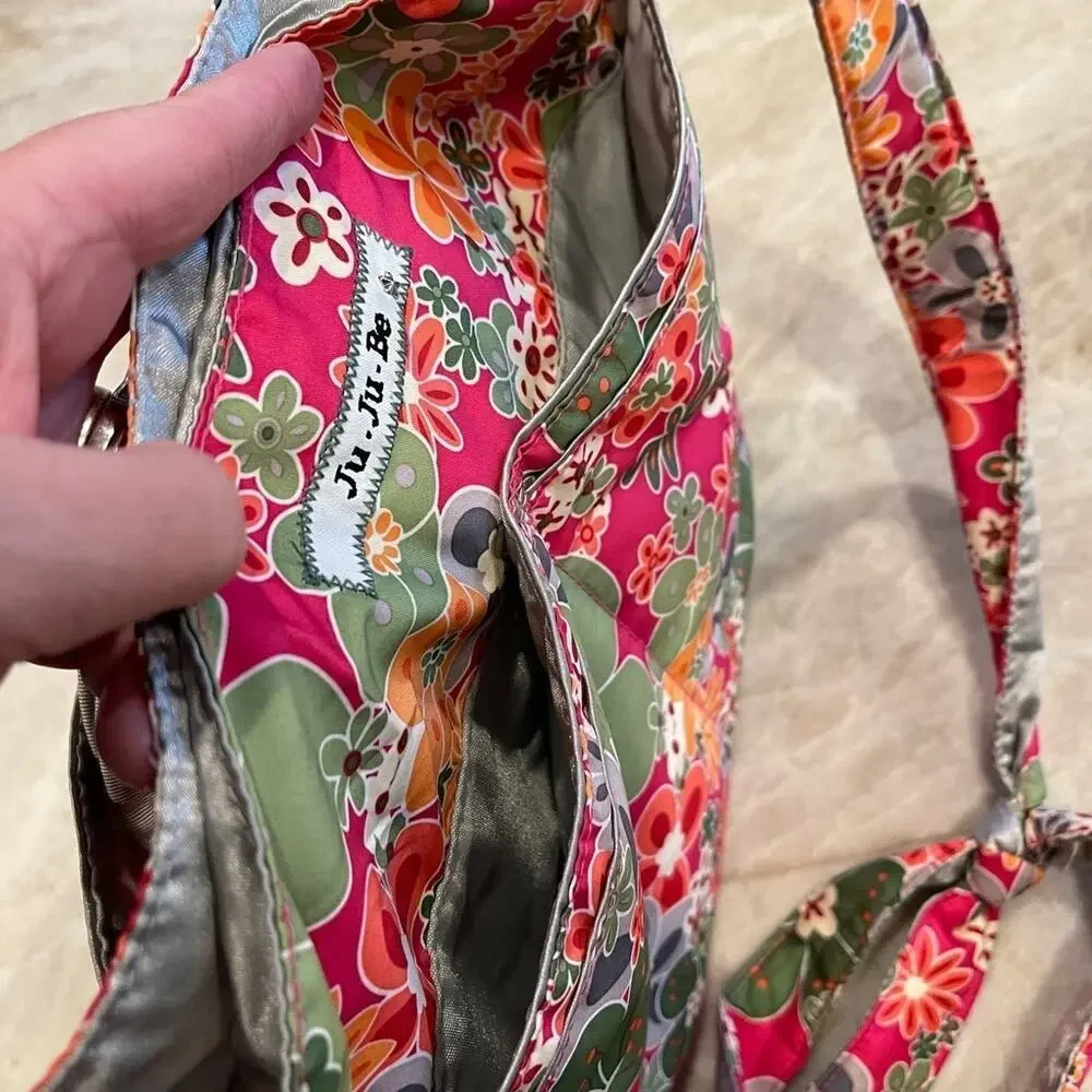 Ju-Ju-Be  perky perennials Crossbody Purse Diaper Bag